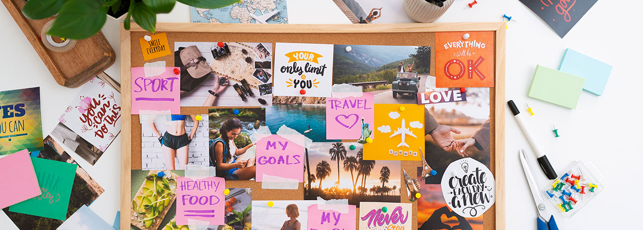 Workplace vision board